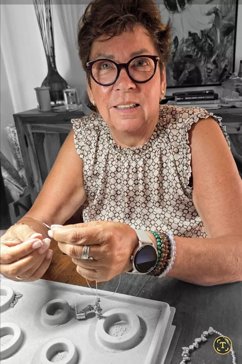 Hier siehst du mich beim Arbeiten